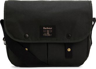 Barbour Field Riever Wax Cotton Crossbody Bag in Sage at Nordstrom