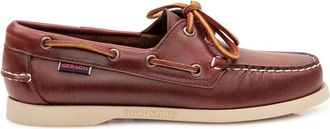 Sebago Docksides Portland Waxed - Dames - Bootschoenen - Bruin - 39 EU - Leer - Schoenen