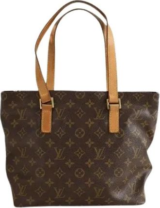 Louis Vuitton Pre-owned Tote Bags, female, Brown, Size: ONE SIZE Pre-owned Piano Tote Bag