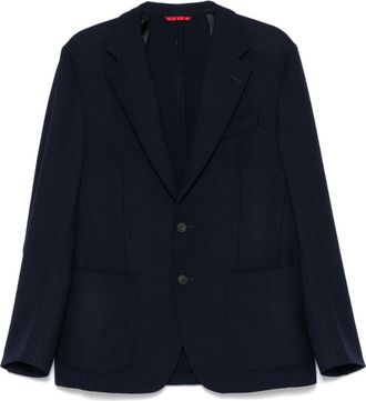 Fay Blazer van scheerwol - Blauw