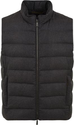 Moorer Oliver-L Vest - Heren - Bodywarmers - Grijs - 3XL - Wol - Jassen
