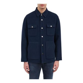 Paolo Pecora Jassen, Heren, Blauw, L, Lichte jassen