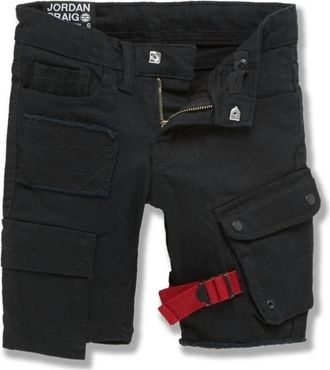 Jordan Craig Mens Travis Cargo Shorts In Black