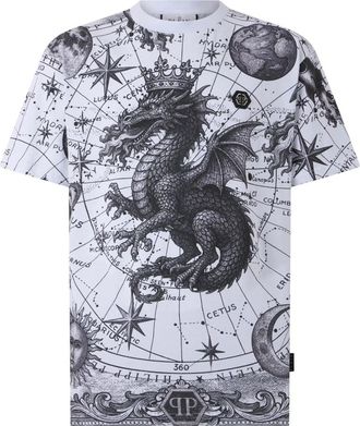 Philipp Plein T-Shirts - Heren - T-shirts - Wit - L - Tops