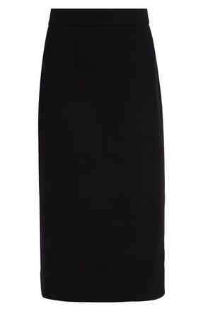 Dolce & Gabbana Virgin Wool Midi Pencil Skirt in Nero at Nordstrom, Size 10 Us