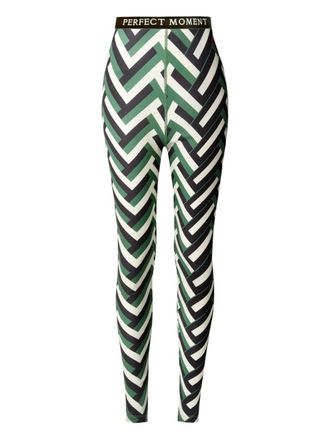 Perfect Moment Base Layer leggings - women - Polyester - S - Green