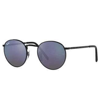 Ray-Ban Nieuwe ronde zonnebril zwart metalen frame - unisex - Zonnebrillen - Zwart - 50 MM - Accessoires