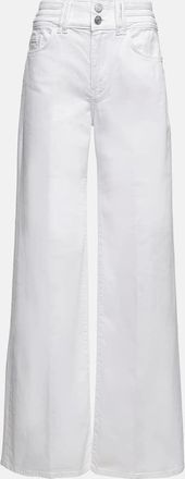 Frame Denim High-rise wide-leg pants