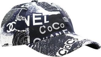 Chanel Pre-owned Cotton Cap - Heren - Vintage Accessoires - Veelkleurig - ONE Size - Katoen - Vintage