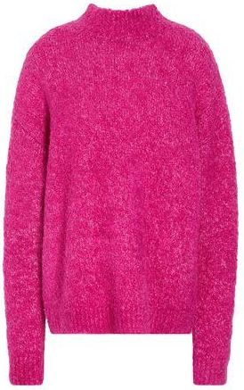 8 by YOOX OVERSIZED FIT MOCK- NECK SWEATER