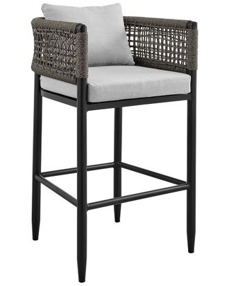 Armen Living Alegria Outdoor Patio Counter Height Bar Stool