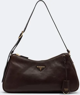 Prada Borsa a spalla Prada Aim&eacute;e Large in pelle