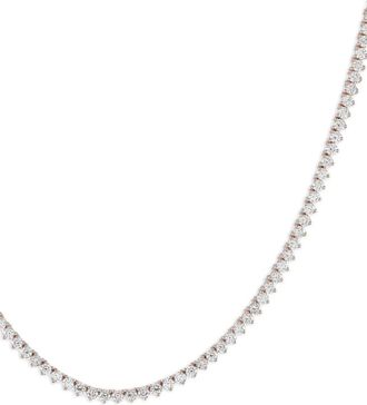 Luxury Bazaar Collana Tennis in oro rosa 14 carati con diamanti