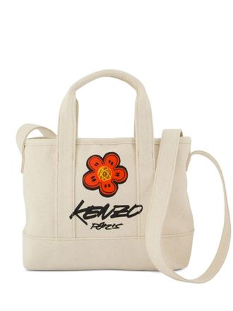 Kenzo x Futura 2000 flower-print tote bag - women - Cotton - One Size - Neutrals