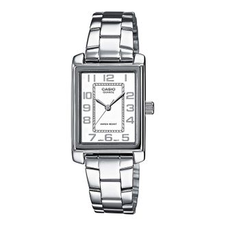 Casio Collection Womens Silver Watch LTP-1234PD-7BEG Stainless Steel (archived) - One Size