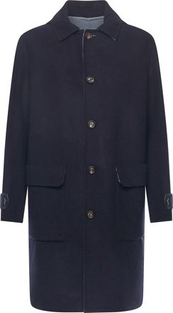 Eleventy Single-breasted Wool Coat