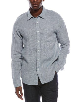 Vince Classic Fit Linen Shirt