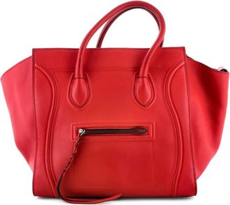 Celine Phantom Bag Grainy Leather Medium tote bag - Rood