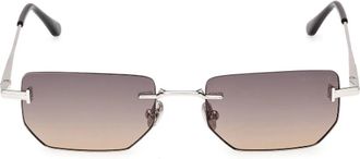 Tom Ford Sunglasses Ft1355 16 B Ethan Silver/Gradient Gray Unisex