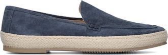 Stefano Lauran Schoenen, Heren, Blauw, 40 EU, Su&egrave;de, Blauwe Su&egrave;de Instappers Lord-251