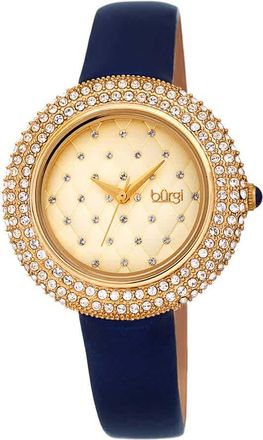 Bürgi Ladies Argyle Dial Swarovski Crystal Glamor Strap Watch