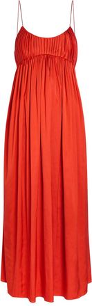 Tove Katrine Stretch-satin Midi Dress - Red - 42 (UK14 / L)