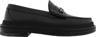 Jimmy Choo London Ezra/F Star Crystal Chain Loafers, Brand Size 34.5 ( US Size 4.5 )