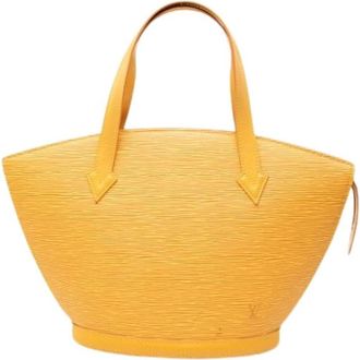 Louis Vuitton Pre-owned Saint Jacques Tote Bag - Dames - Vintage Shopper - Geel - ONE Size - Vintage