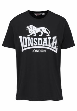 Lonsdale Altandhu T-Shirt Für Herren – Bequemes Rundhalsshirt Mit Racing-Streifen & Logo