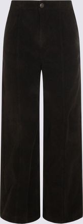 Twin-Set Dark Chocolate Cotton Pants
