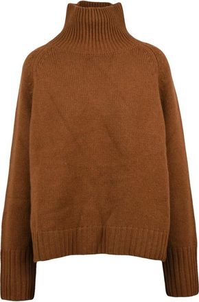 Be You Truien & Vesten, Dames, Bruin, M, Kasjmier, Turtleneck Trui