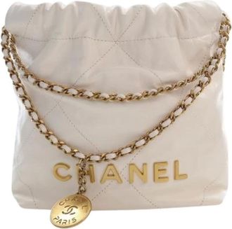 Chanel Bolso Satchel Acolchado Pre-owned - Pre-owned - Mujer - Beige - ONE SIZE