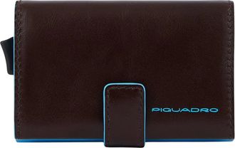 Piquadro Accessoires, Heren, Bruin, ONE Size, Credit card holder case in metal