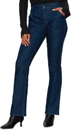Sanctuary Hayden Utility Bootcut Jeans in Plot Twist Blue at Nordstrom Rack, Size 31