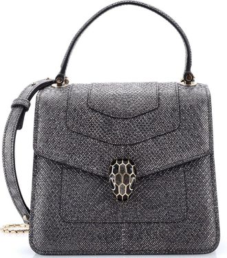 Bulgari Serpenti Forever Top Handle Bag Karung Small
