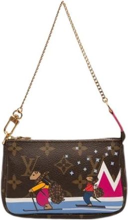 Louis Vuitton Pre-owned Mini Bags, female, Brown, Size: ONE SIZE Pre-owned Mini Pochette Accessoires