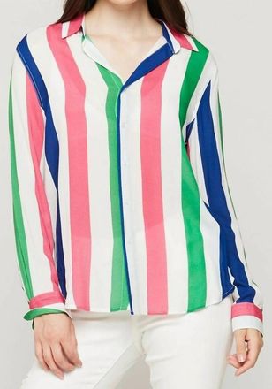 Velvet Heart Johnny Long Sleeve Top In Multi