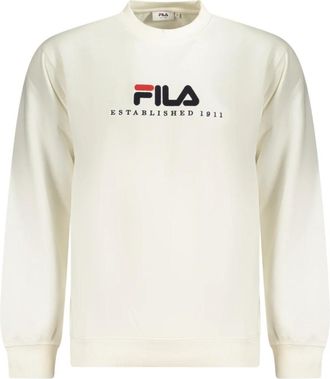 Fila Valsera Sweatshirt - Heren - Sweatshirts - Wit - M - Katoen - Hoodies & sweatvesten