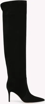 Gianvito Rossi Hansen Cuissard Boot in Black Suede at Nordstrom, Size 35.5