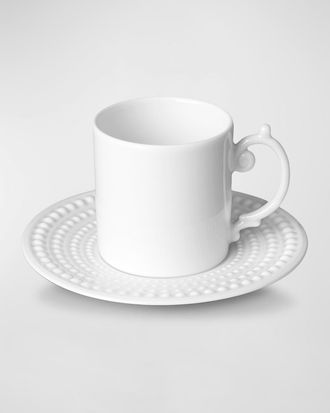 L'OBJET Perlee Espresso Cup and Saucer