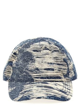 うのにもお得な情報満載！ C-Seymon Diesel distressed Cotton/Cotton - men - cap denim 帽子