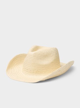 Le 31 Mens Braided-paper cowboy hat