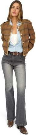 Belle & Bloom Top Score Bootleg Jean in Dark Grey at Nordstrom, Size X-Small
