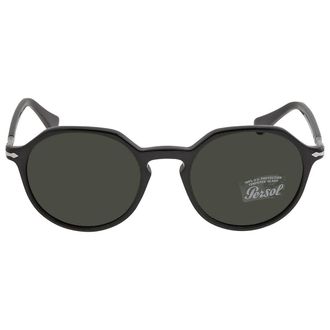 Persol Green Geometric Unisex Sunglasses PO3255S 95/31 51
