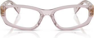 Miu Miu 0mu 04yv Rectangular Acetate Sunglasses