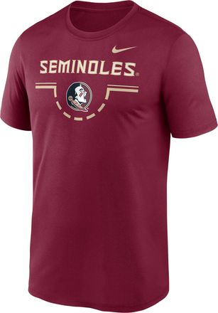 Nike Florida State Courtside Nike Mens Dri-FIT College T-Shirt in Red | 02TI69XFTN-5DA