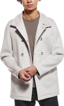 Herno Short Wool & Cashmere-Blend Coat