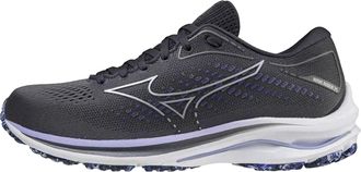 Mizuno Mizuno Wave Rider 25 Black / White / Violet J1GD210693 Womens