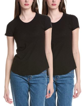 James Perse 2Pk Crew Shirt