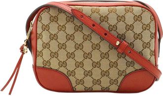 Gucci Beige Gg Canvas Shoulder Bag (Authentic Pre-Loved)